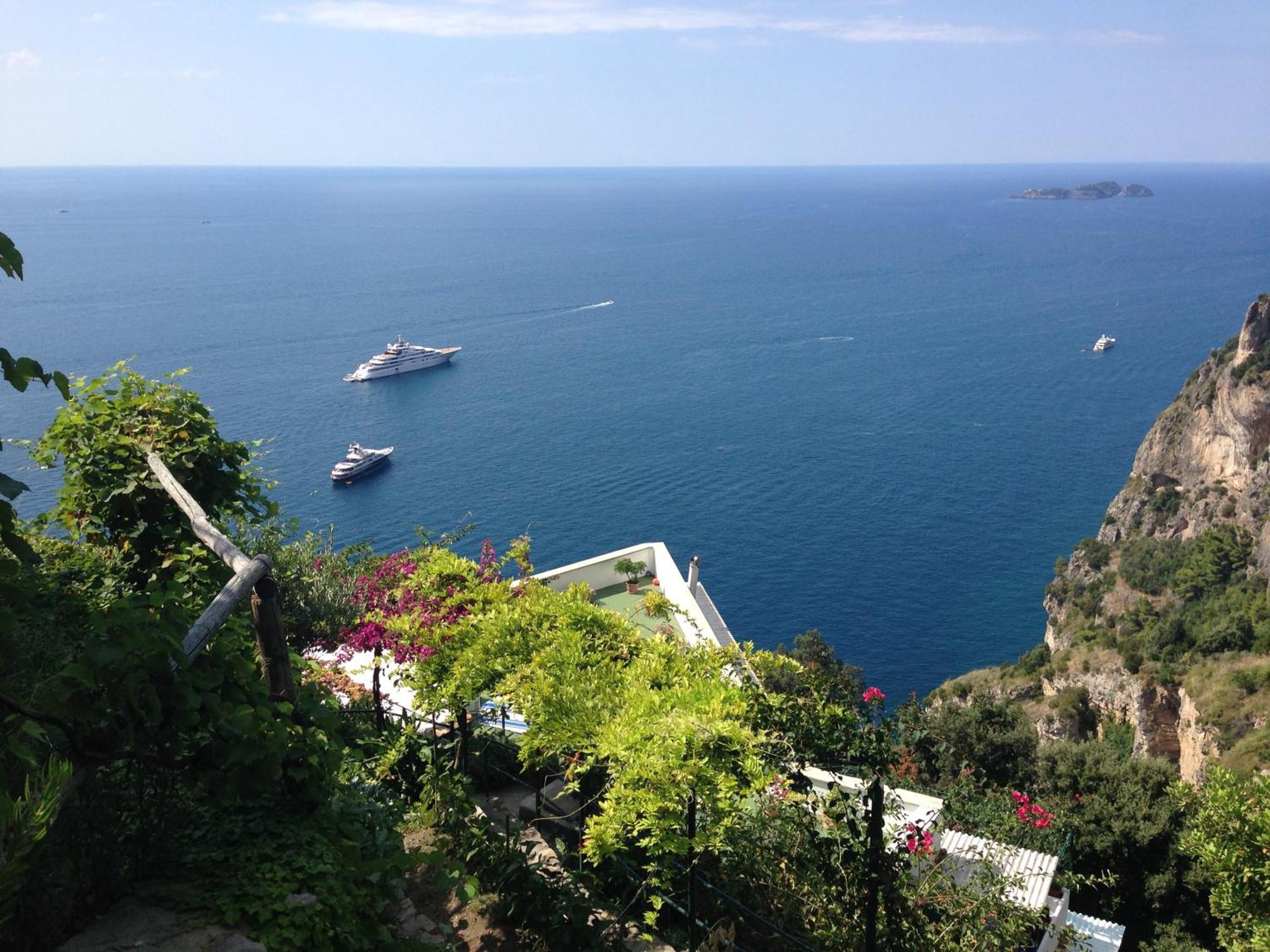 Villa Punta del Sole Positano Camera foto