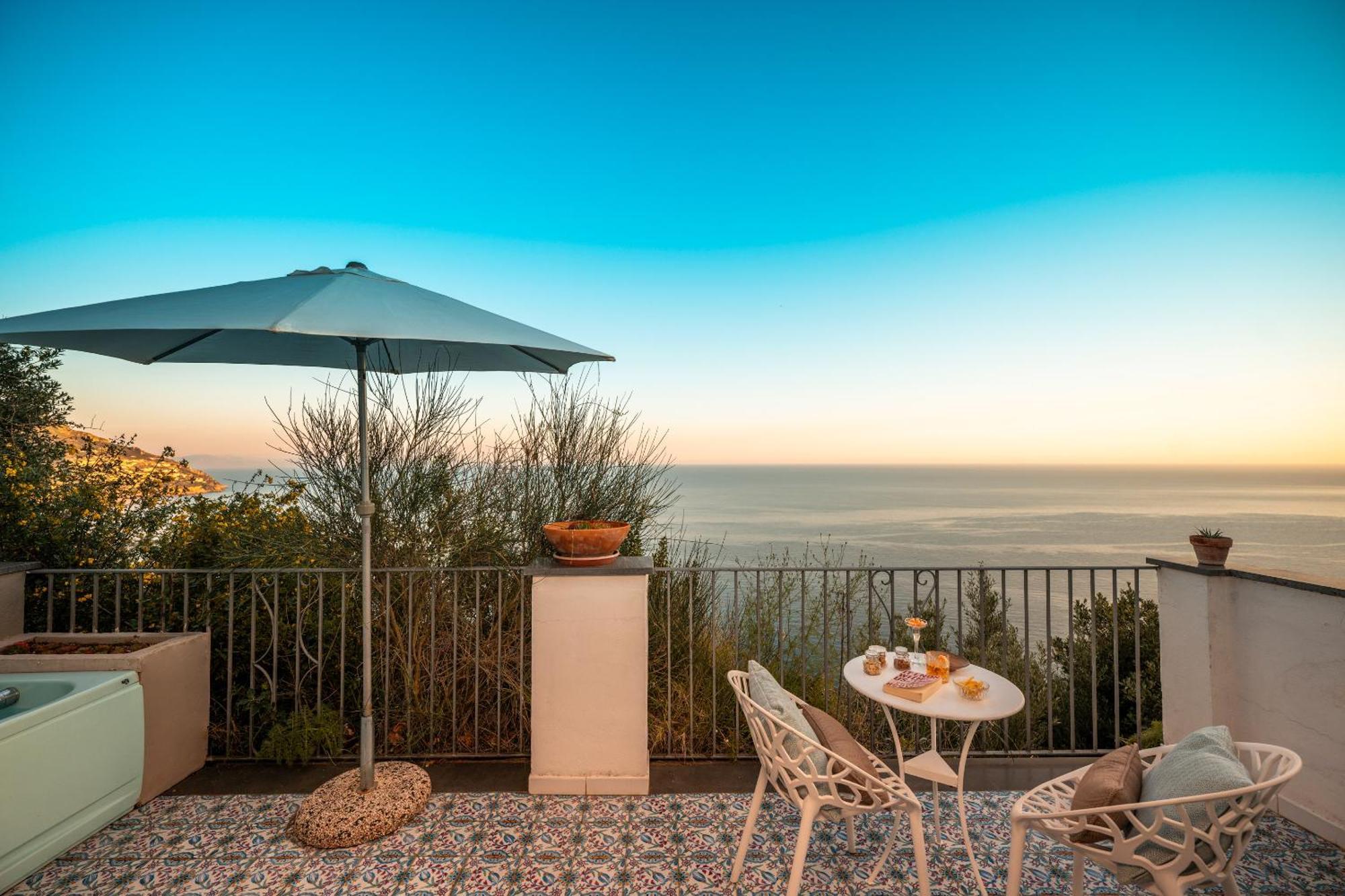 Villa Punta del Sole Positano Esterno foto