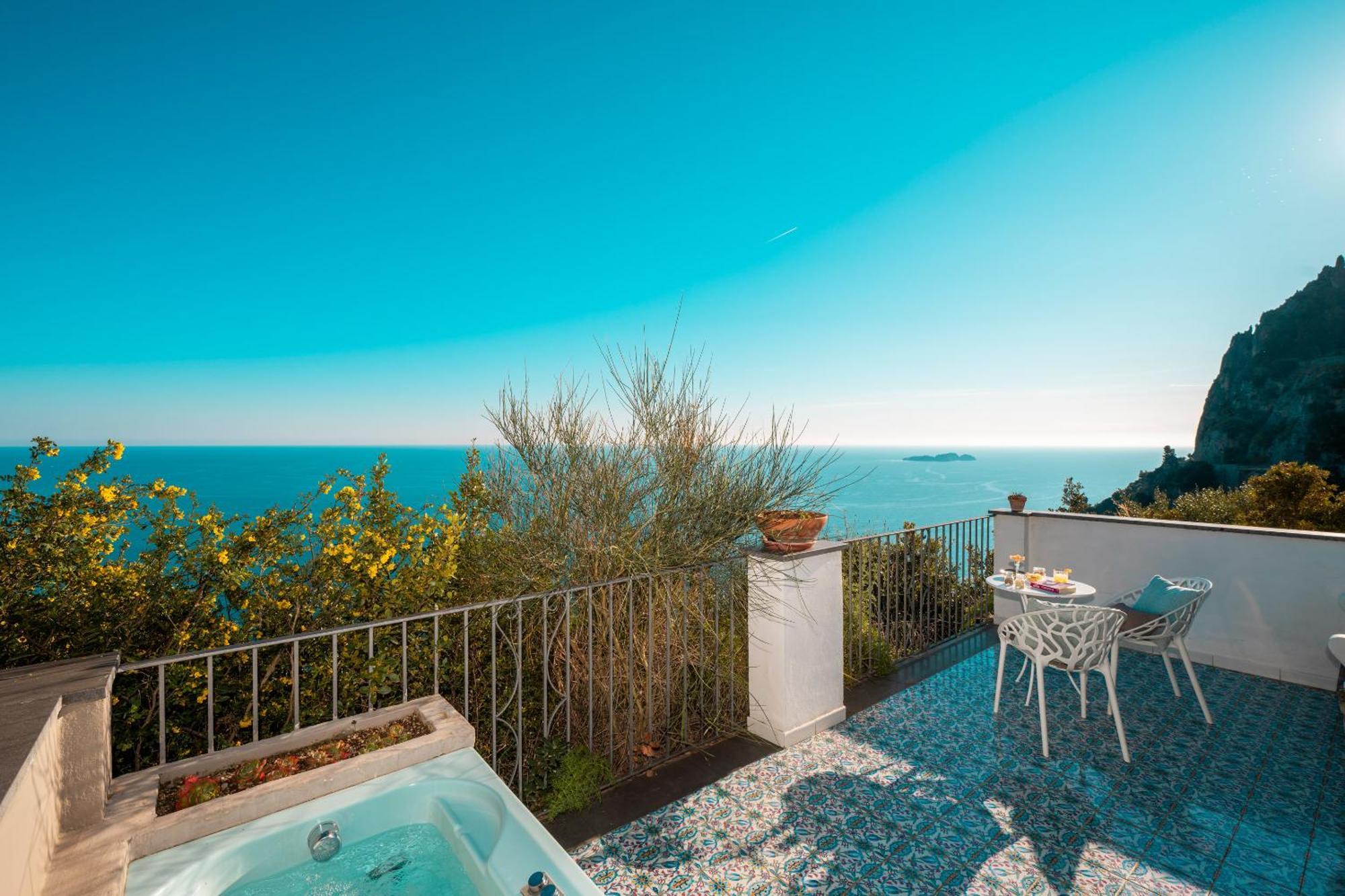 Villa Punta del Sole Positano Esterno foto