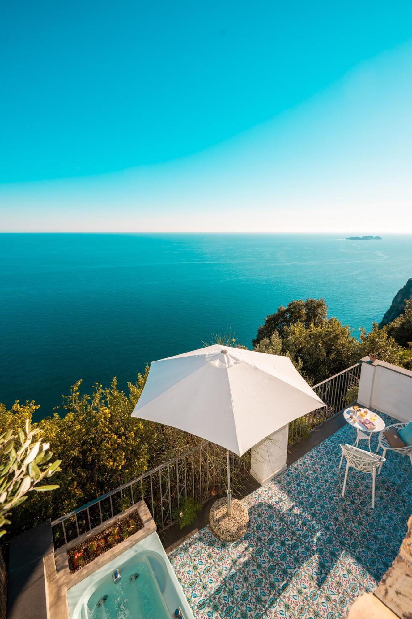 Villa Punta del Sole Positano Esterno foto