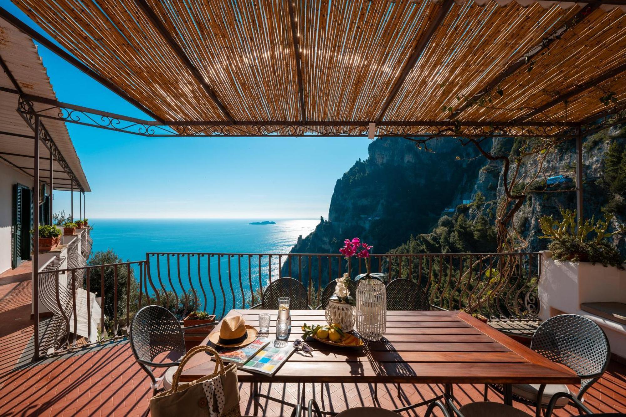 Villa Punta del Sole Positano Esterno foto